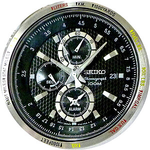 SEIKO Criteria Flight Master Alarm Chronograph SNAD67P1