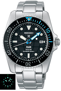 SEIKO PROSPEX Solar PADI Edition Mid Size Diver's 200M SNE575P1 