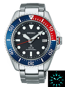 SEIKO PROSPEX Solar PEPSI Diver's 200M SNE591P1