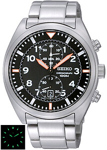 Seiko Military 100M Chronograph SNN235P1