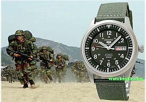 SEIKO 5 Sport 100M Automatic Military Collection SNZG09K1