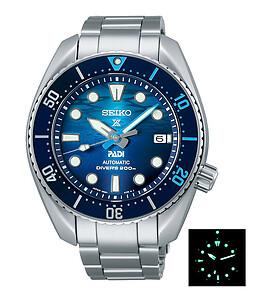 SEIKO PROSPEX Sumo Great Blue PADI Diver's 200M Automatic SPB375J1