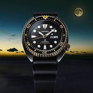 SEIKO PROSPEX Black Gold Turtle Special Edition Diver's 200M Automatic SRPD46K1