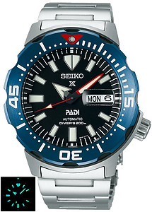 SEIKO PROSPEX Monster PADI Edition Diver's 200M Automatic SRPE27K1