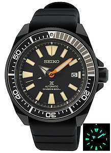 SEIKO PROSPEX Samurai Black Series Limited Edition 8000pcs Diver's Automatic SRPH11K1