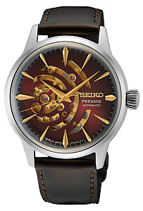 SEIKO PRESAGE Cocktail Open Heart Limited Edition 5,000pcs- Red Brick SSA457J1