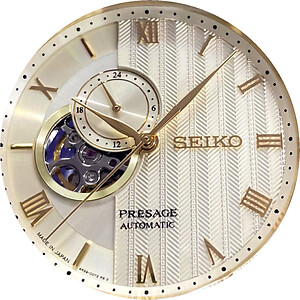 SEIKO PRESAGE ZEN GARDEN SAKURA Golden Sands Open heart Automatic SSA464J1 