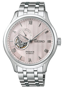 SEIKO PRESAGE ZEN GARDEN Kyoto Cherry Blossom Open heart Automatic SSA465J1