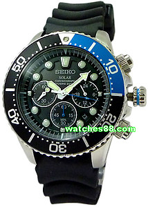 SEIKO SOLAR Chronograph Diver's 200M SSC017P2