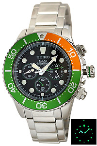 SEIKO SOLAR Chronograph Diver's 200M SSC237P1