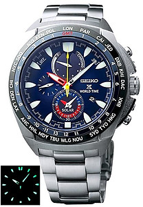 SEIKO PROSPEX Solar Special Edition World Timer Alarm Chronograph SSC549P1