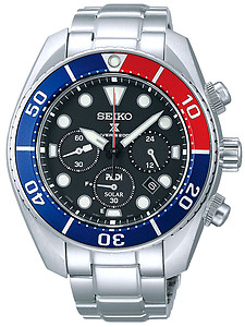 SEIKO PROSPEX Sumo PADI Solar Sapphire Chronograph Diver's SSC795J1