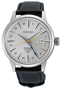 SEIKO PRESAGE Cocktail GMT- Silver Bullet Automatic SSK049J1