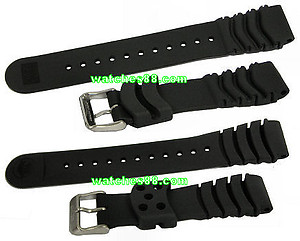 SEIKO 20mm Diver's Rubber Strap for SNDA13, SNDA15, SKA383, SKA385, SKA369, SKA371 etc. Code: 4KR3JZ