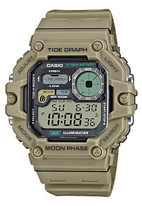 CASIO Tide Graph Digital 100m WS-1700H-5AV