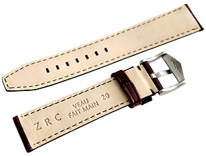 Rochet ( ZRC ) 20mm INDIANA Calf Alligator grained Lather Strap Colde 5590793 Color : Brown