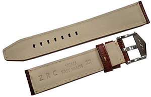 Rochet ( ZRC ) 22mm INDIANA Calf Alligator grained Lather Strap Colde 5590804 Color : Tan