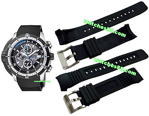 CITIZEN 23mm Genuine Rubber Strap for BJ2120-07E Code: 59-S51867