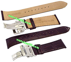 ORIENT 22mm genuine leather for CFD0F002W & etc Color: Brown