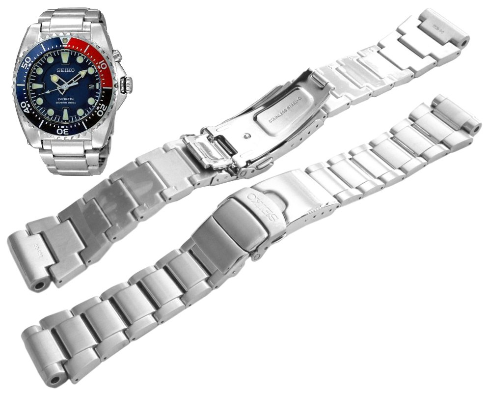 watches88. Seiko 20mm Diver's solid stainless steel bracelet for SRP043,  SKA367, SKA369 Code:35J5JG