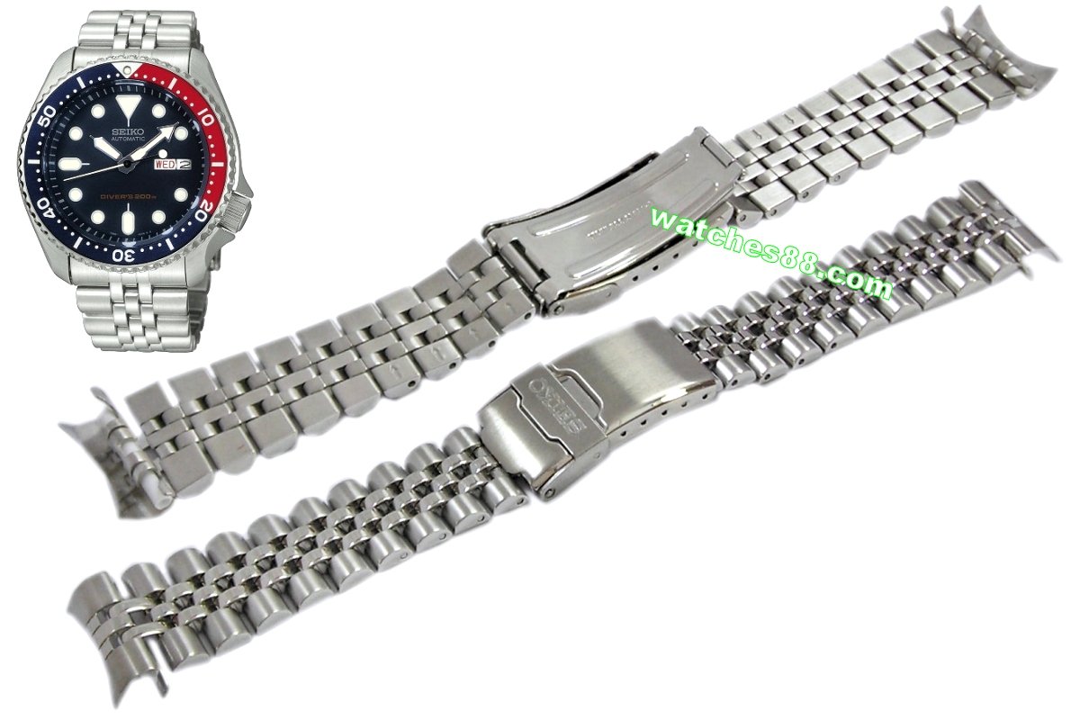 Seiko 22mm solid stainless steel bracelet for SKX007 , SKX009 Code: 44G1JZ