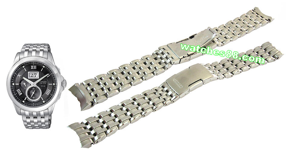 Citizen 21mm original stainless steel bracelet for Eco-Drive Perpetual Calendar BT0001 Code : 59-S002883