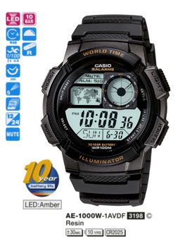 Casio Sporty Digital AE-1000W-1AV 