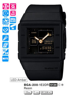 CASIO Baby-G Analog Digital series BGA-200-1E2