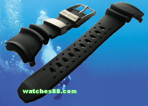 CITIZEN Genuine Diver's Rubber Strap for Promaster Model : BJ8040, BJ8041, NH6930 Code: 59-T50042