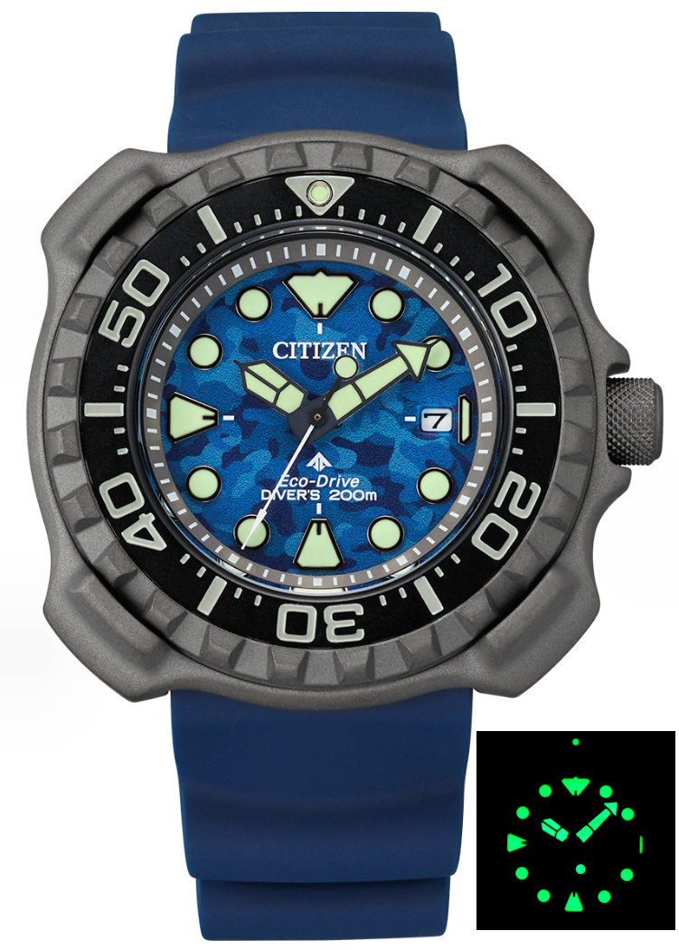 CITIZEN PROMASTER Eco-Drive Super Titanium 200M Diver's BN0227-09L