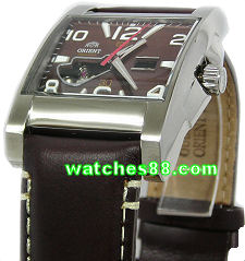 ORIENT 24mm genuine leather for CDBAA002T, CDBAA002W & etc Color: Brown Code: UDDKMST