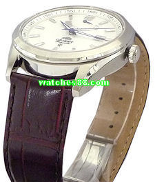 ORIENT 22mm genuine leather for CFD0F002W & etc Color: Brown