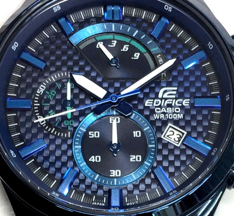 CASIO Edifice Blue Series Chronograph 100M EFV-530BL-2AV
