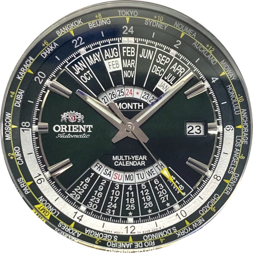 ORIENT Sporty Automatic World-Time Multi-Year Calendar EU0B003F