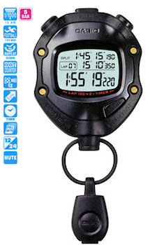 Casio Digital Stopwatch HS-80TW-1DF