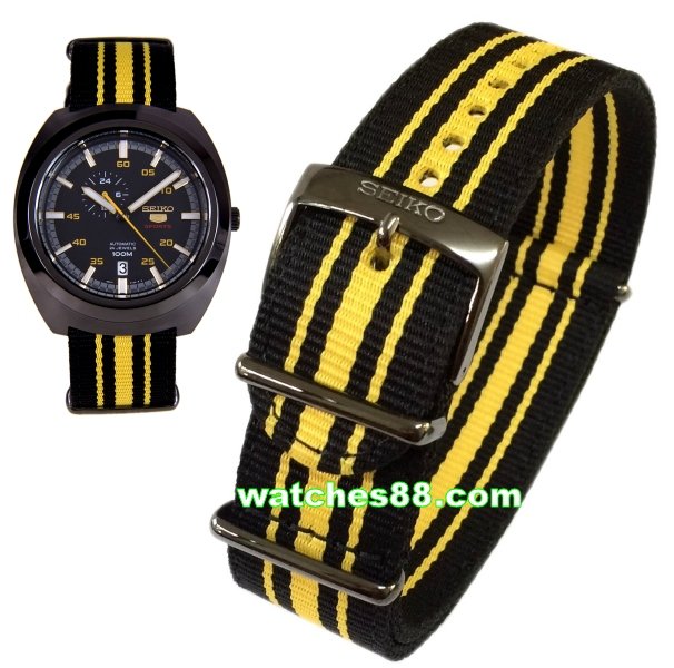 watches88. SEIKO 22mm Genuine Nato Nylon Strap for SSA289K1 Code: L0FP012J0