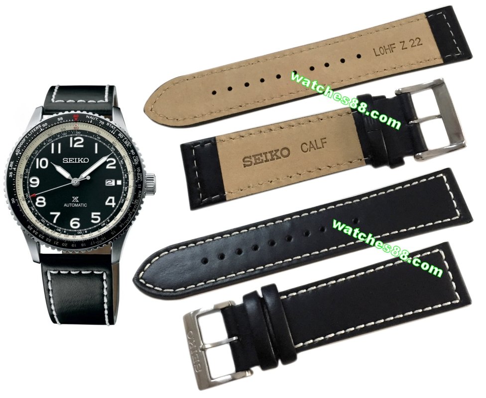 Total 54+ imagen seiko 22mm leather strap