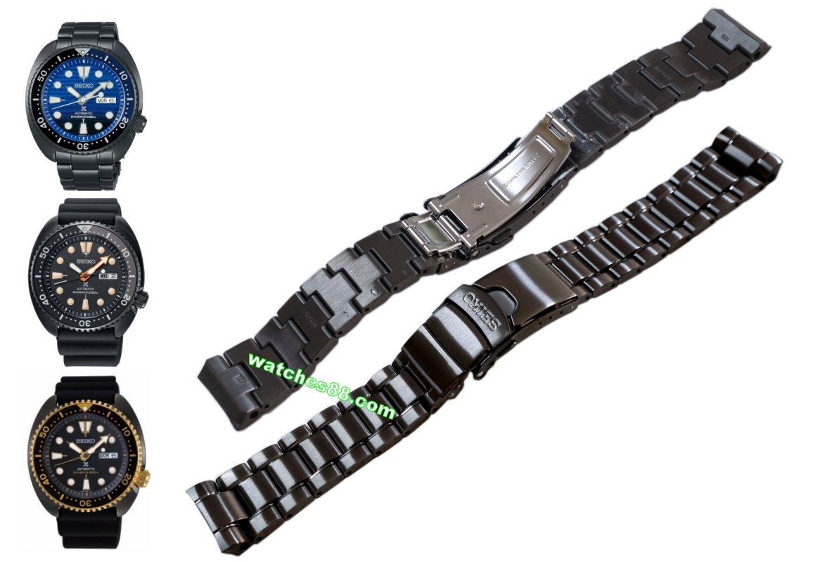 SEIKO 22mm Solid Stainless Steel Bracelet for SRPC49, SRPD11, SRPD45K1 Code: M0EV631N0 Color: Matt Black