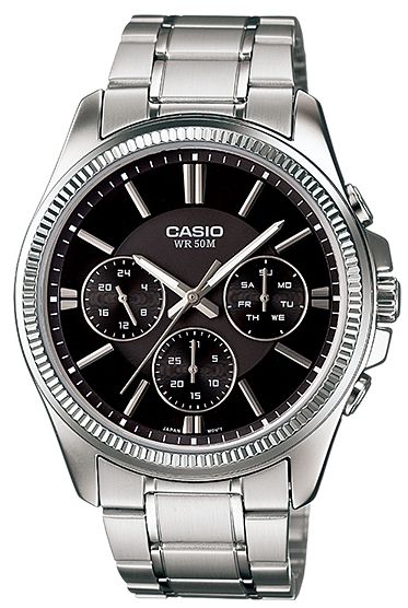 watches88. CASIO Multi-Hand Gents Collection MTP-1375D-1AV