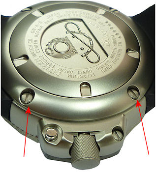 Citizen Genuine Parts - Titanium screw for Citizen Promaster NH6930-09F Code: 399-00107