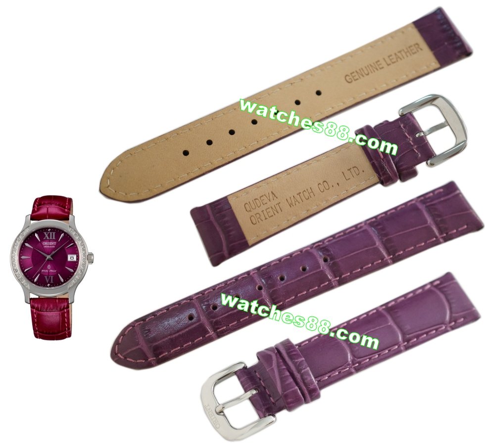 ORIENT 18mm Genuine Strap for ER2E005V Code: UDEVASV Color: Purple 