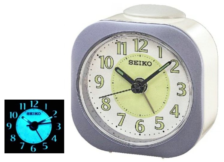 SEIKO LumiBrite Alarm Clock QXE00L