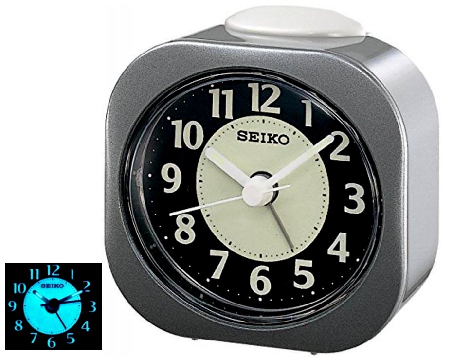 SEIKO LumiBrite Alarm Clock QHE121N 