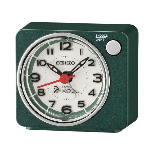 SEIKO Novak Djokovic Foundation Alarm Clock QHE911-M