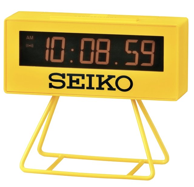 SEIKO Digital Alarm Clock YELLOW QHL062Y