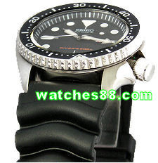 SEIKO 20mm Diver rubber strap V- type for SKX013, SKX023, SKX025 etc. Code: 4FV9JZ