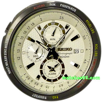 SEIKO Criteria Flight Master Alarm Chronograph SNAD69P1