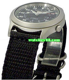 Seiko 20mm Genuine Nylon Strap for SNKH63, SNKH65, SNKH67, SNKH69 & etc. Color: Black Code: 301D1JL