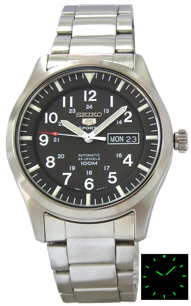 SEIKO 5 Sport 100M Automatic Military Collection SNZG13K1
