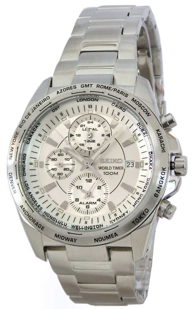 Seiko world timer 100m hotsell